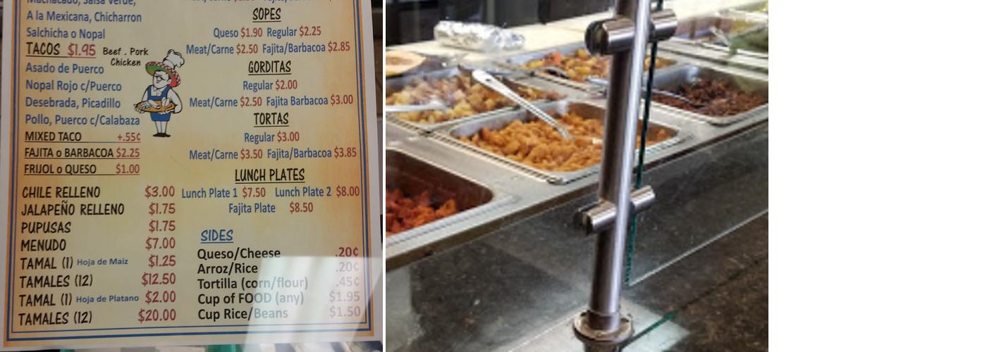 Tomas Bakery & Takeria Menu