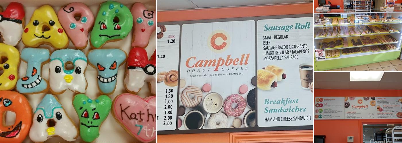 Campbell Donuts Menu