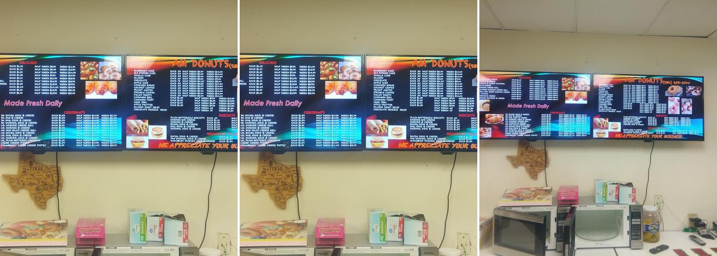 Am Donuts Menu