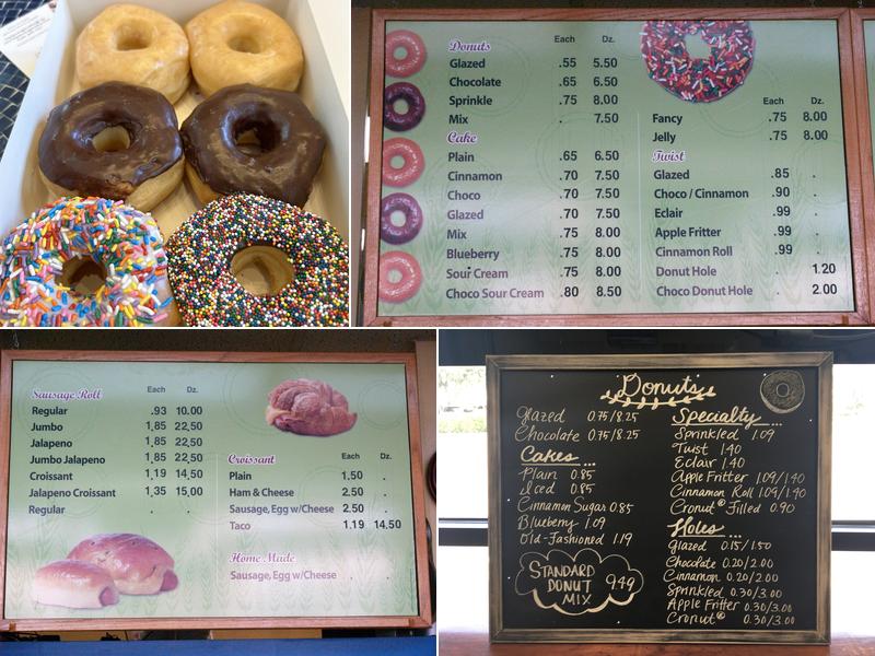JC Donuts Menu