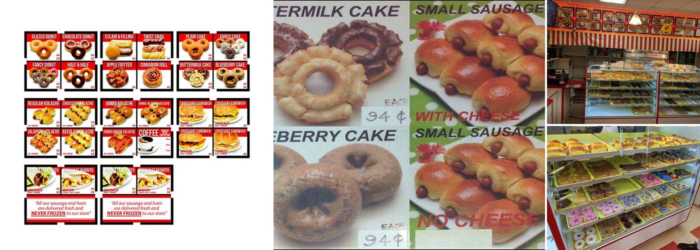 Immanuel Donuts Menu