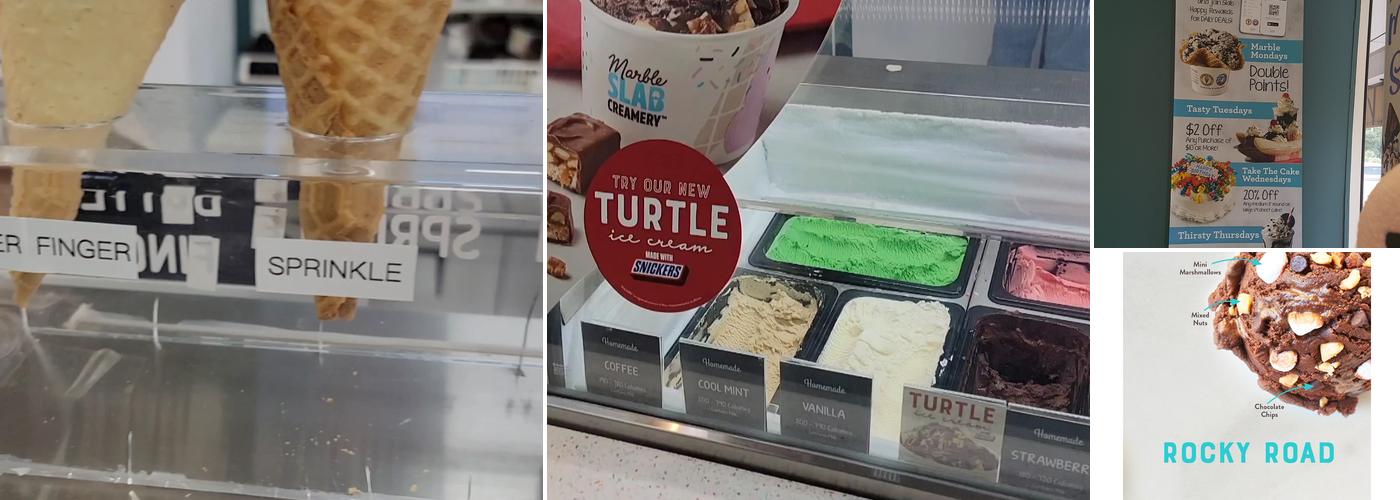 Marble Slab Creamery Menu