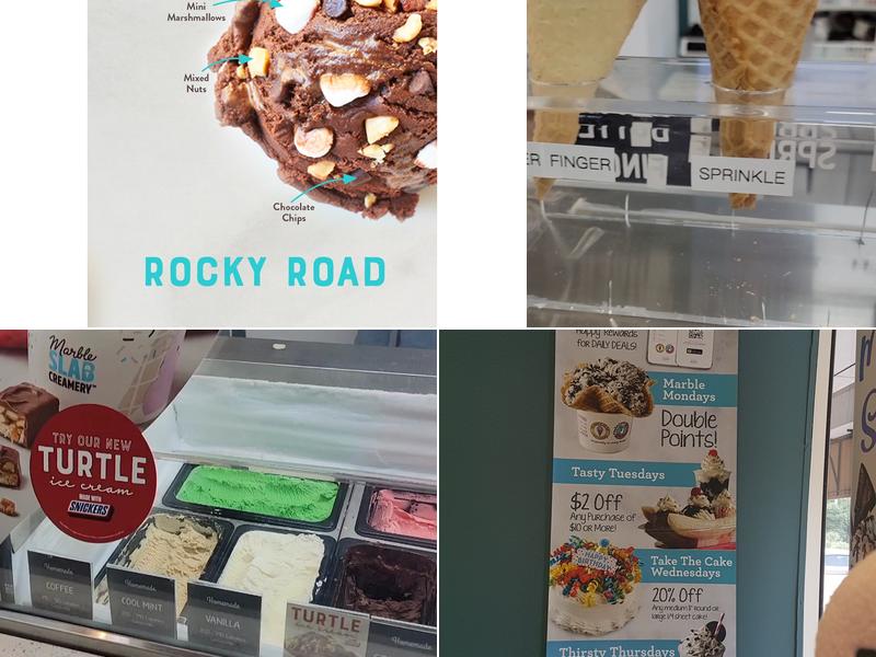 Marble Slab Creamery Menu