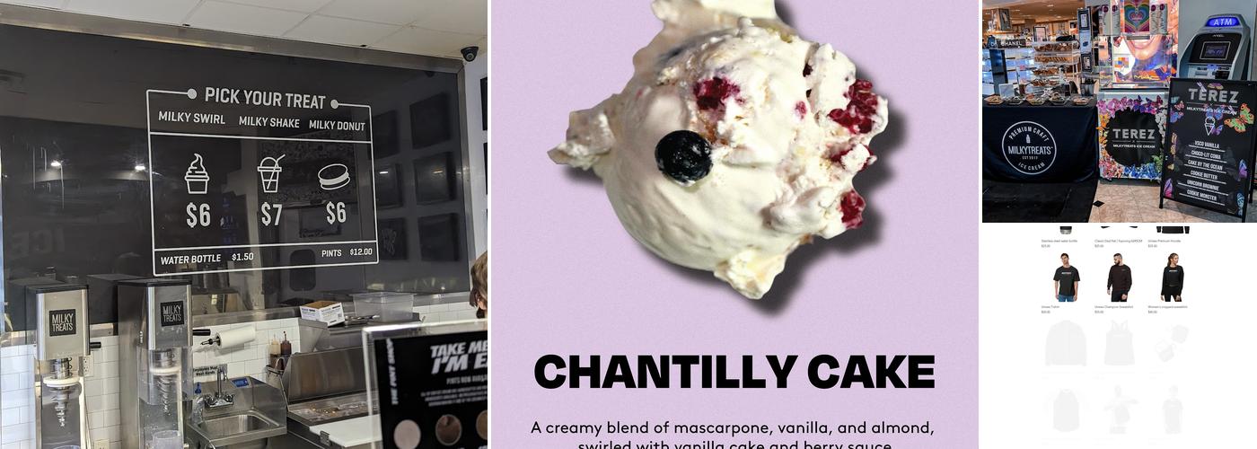 MILKYTREATS ICE CREAM Menu