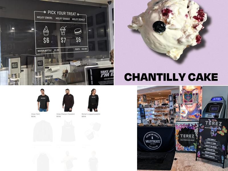 MILKYTREATS ICE CREAM Menu