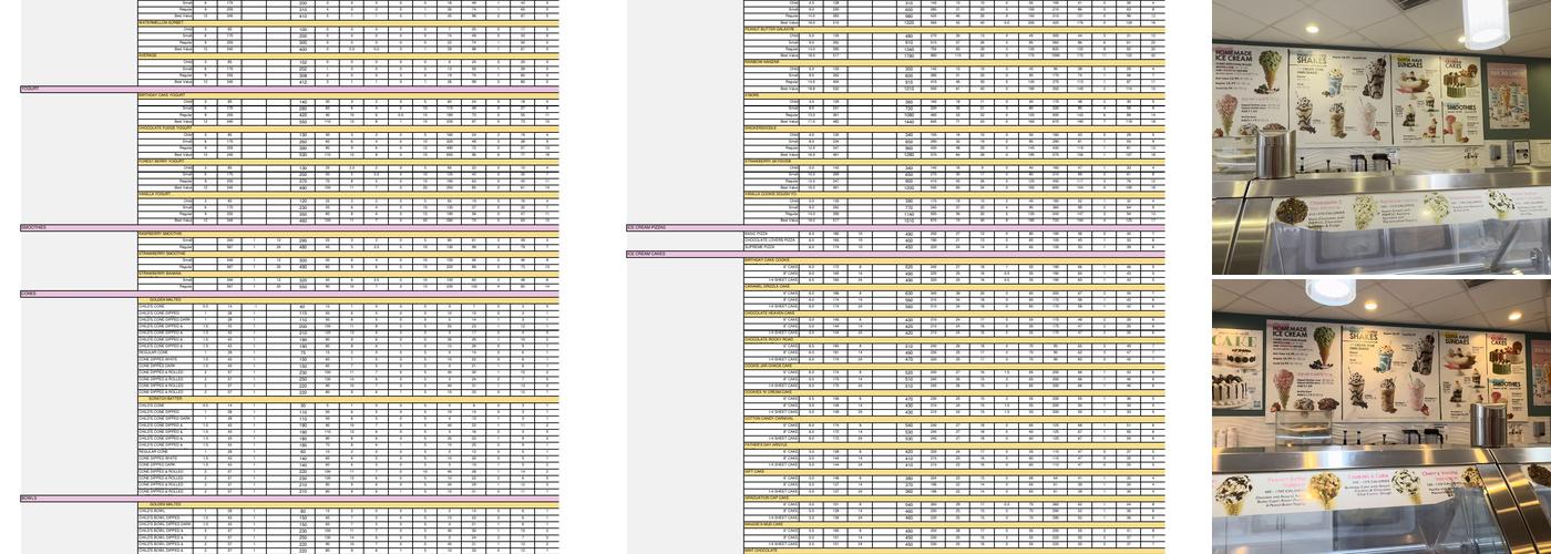 Marble Slab Creamery Menu