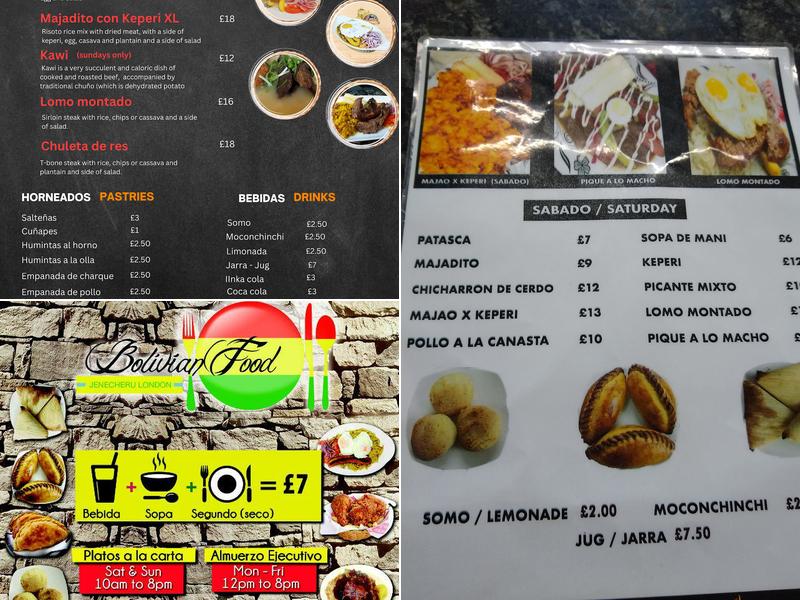 Jenecheru London LTD Menu