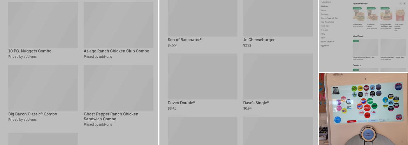 Wendy's Menu
