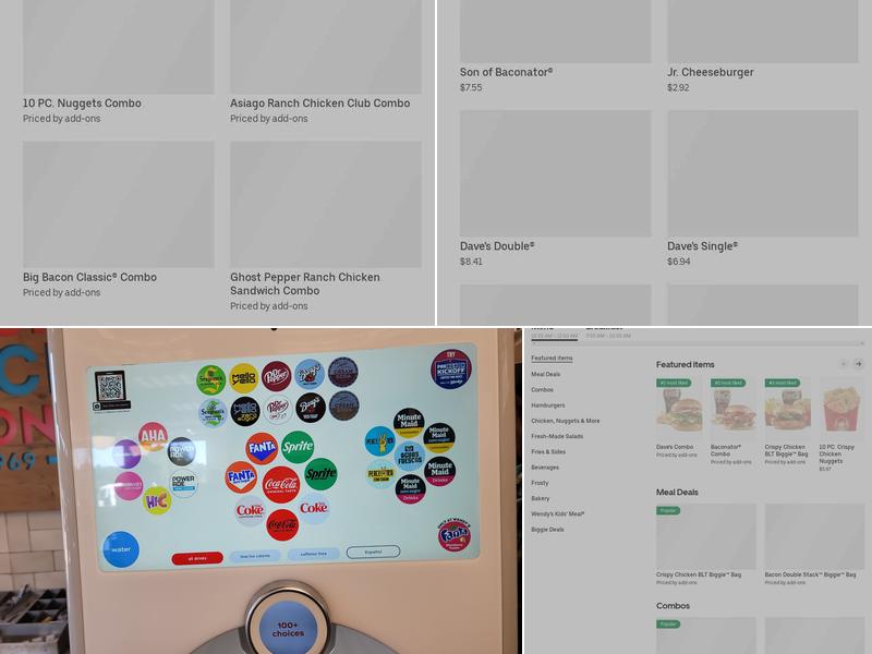 Wendy's Menu
