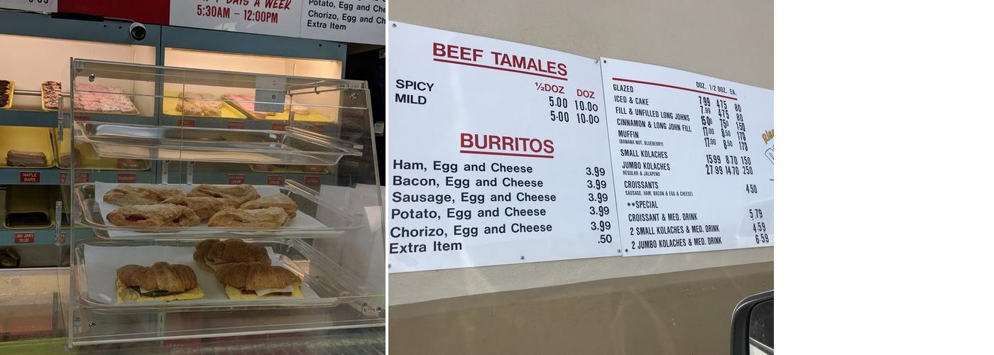 Rise N Shine Donuts Menu