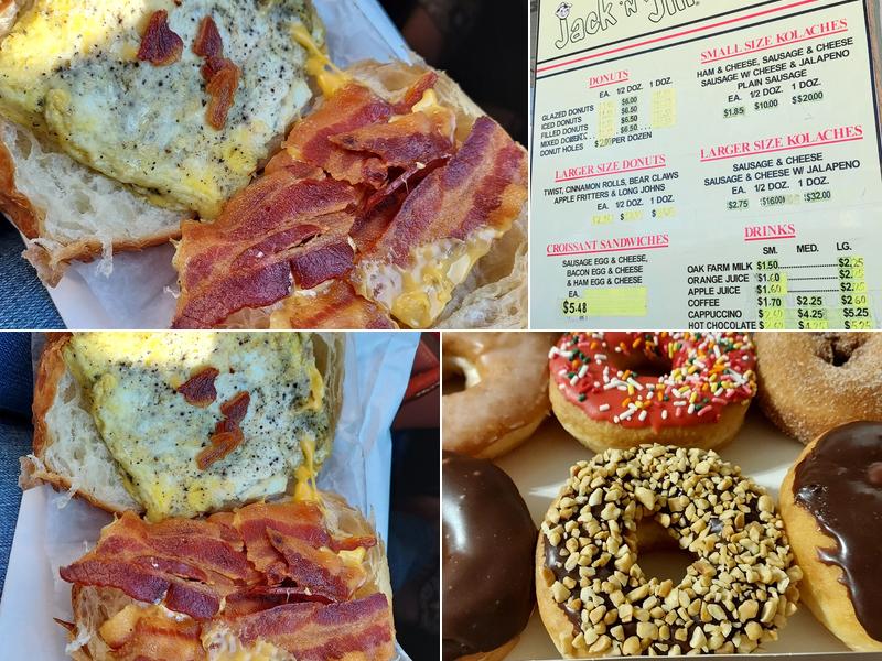 Jack N' Jill Donuts Menu