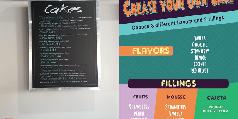 Tango Bakery & Cafe Menu