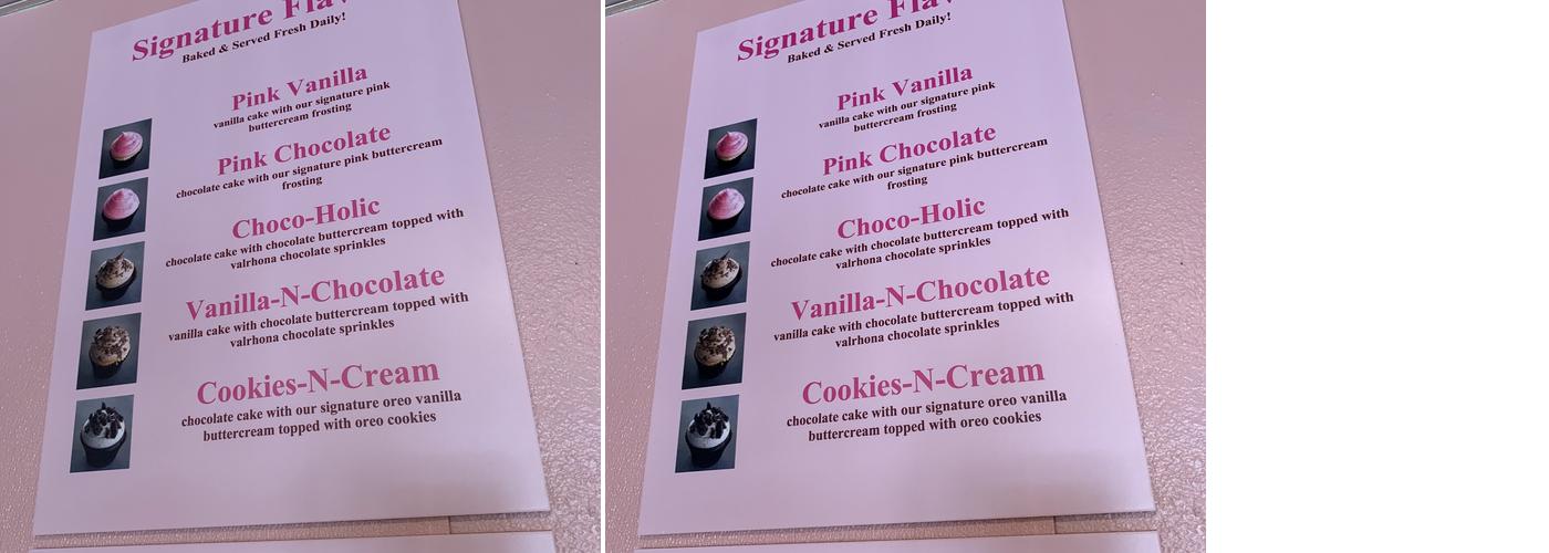 Smallcakes Menu