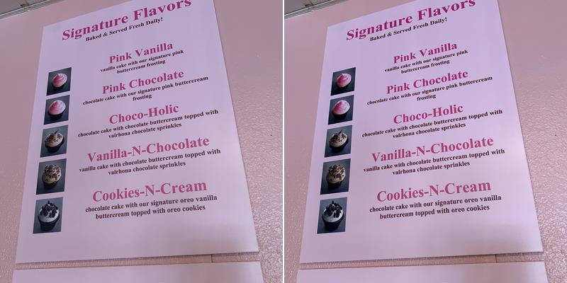 Smallcakes Menu