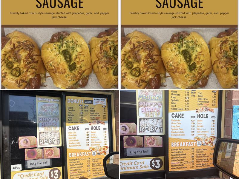 Supreme Donuts Menu