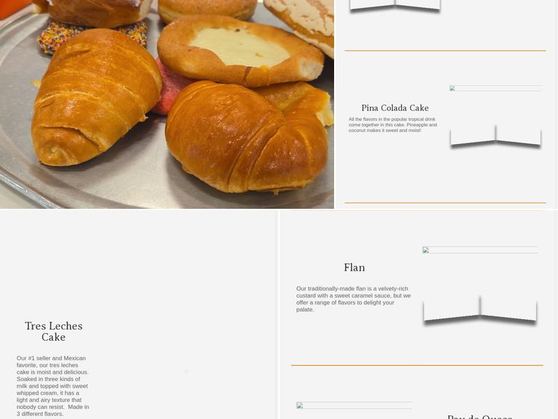 Panadería El Sol Menu