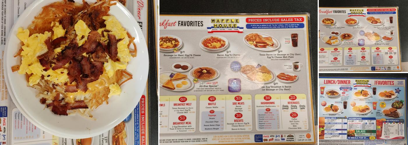 Waffle House Menu