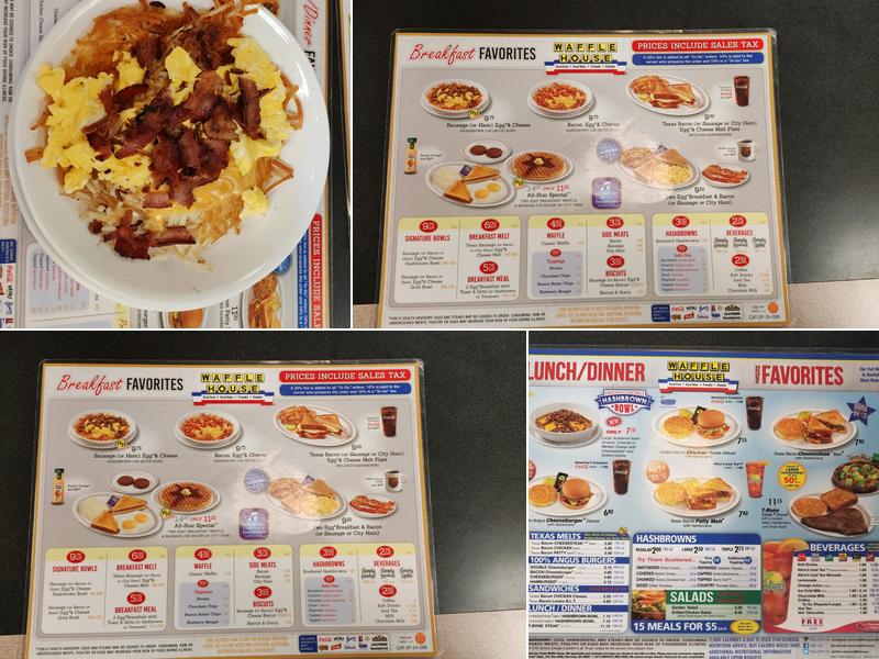 Waffle House Menu