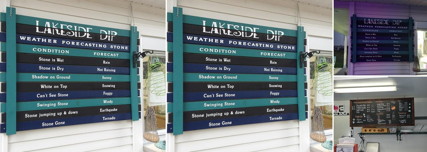 Lakeside Dip Menu