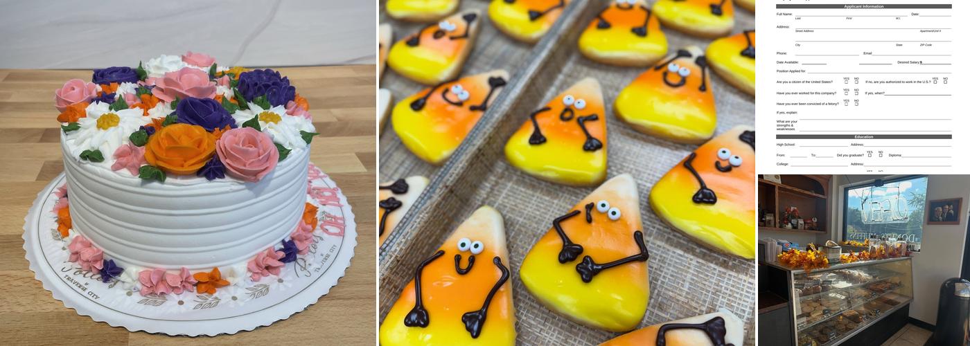 Potter's Bakery Menu