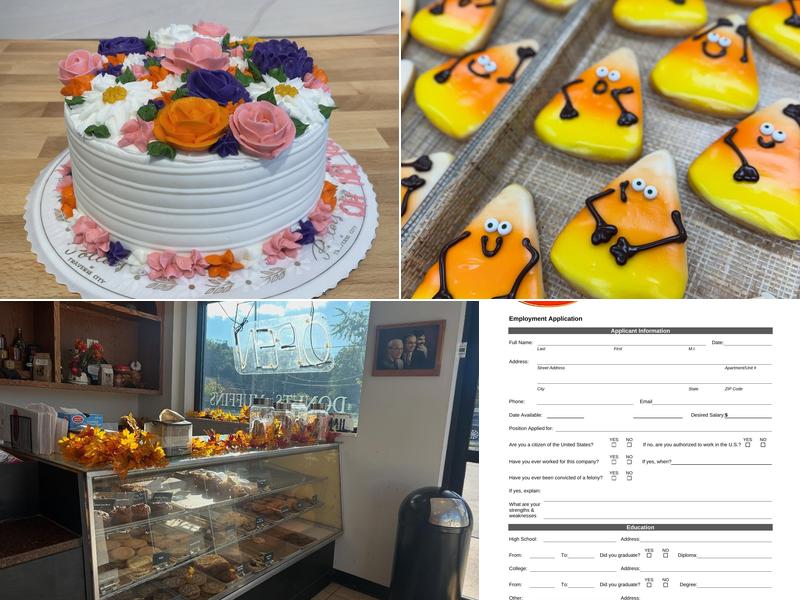 Potter's Bakery Menu