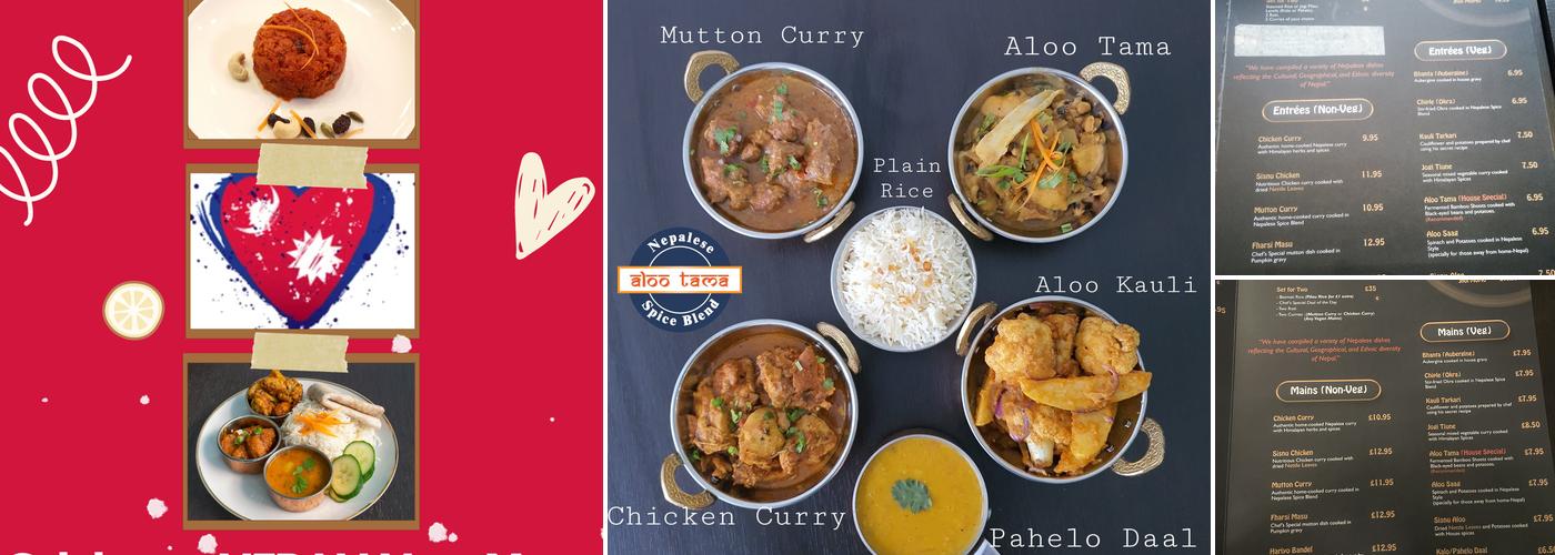 Aloo Tama Nepalese Restaurant Menu