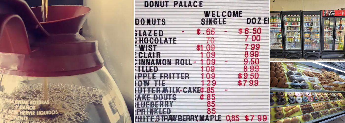 Donut Palace Menu