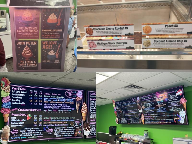 Cone Lickers Menu