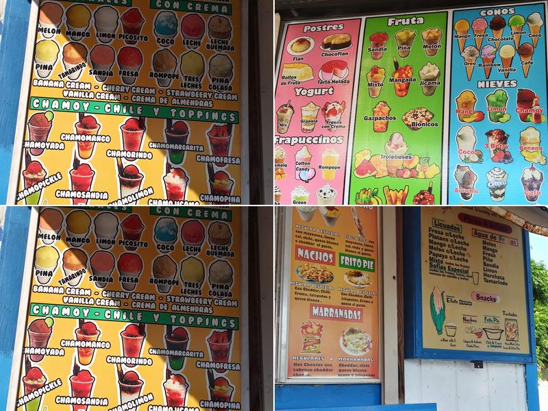 Ayala's Bakery Menu