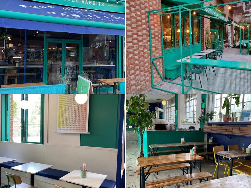 Four Hundred Rabbits Pizza Restaurant Elephant And Castle