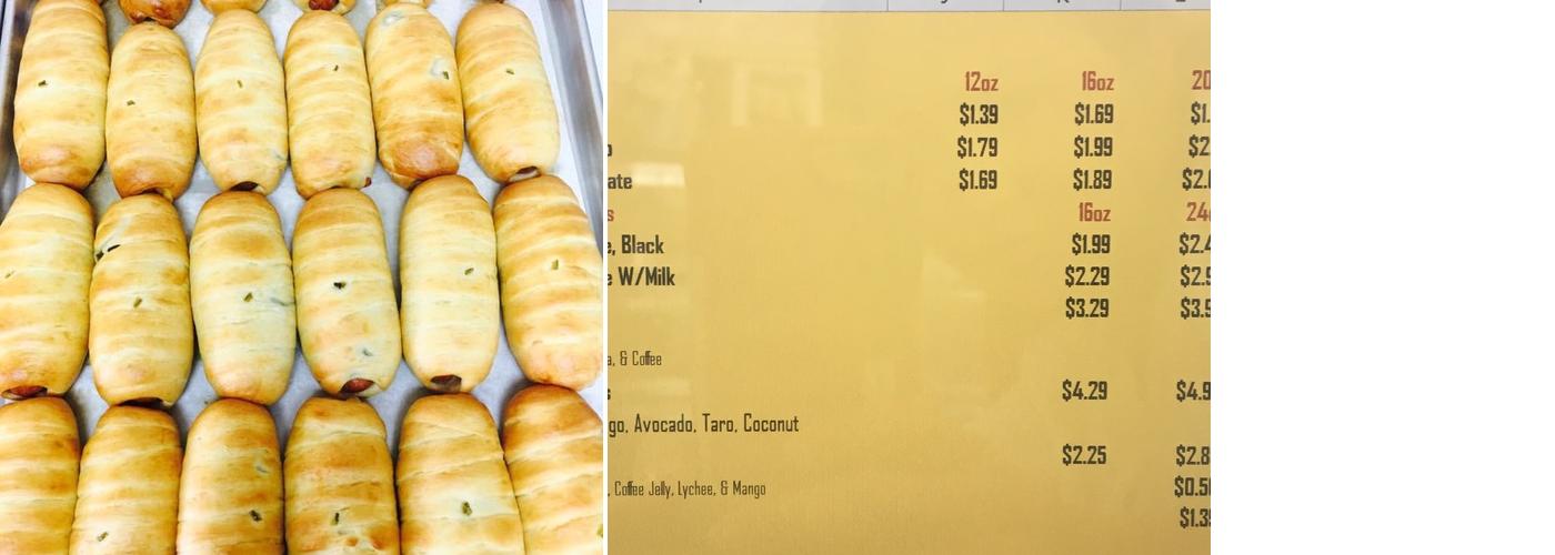 Dina’s Donuts Menu