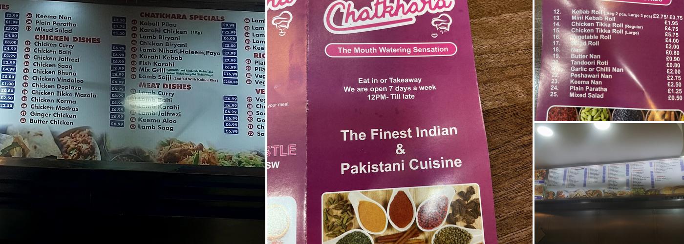 Chatkhara Restaurant Menu