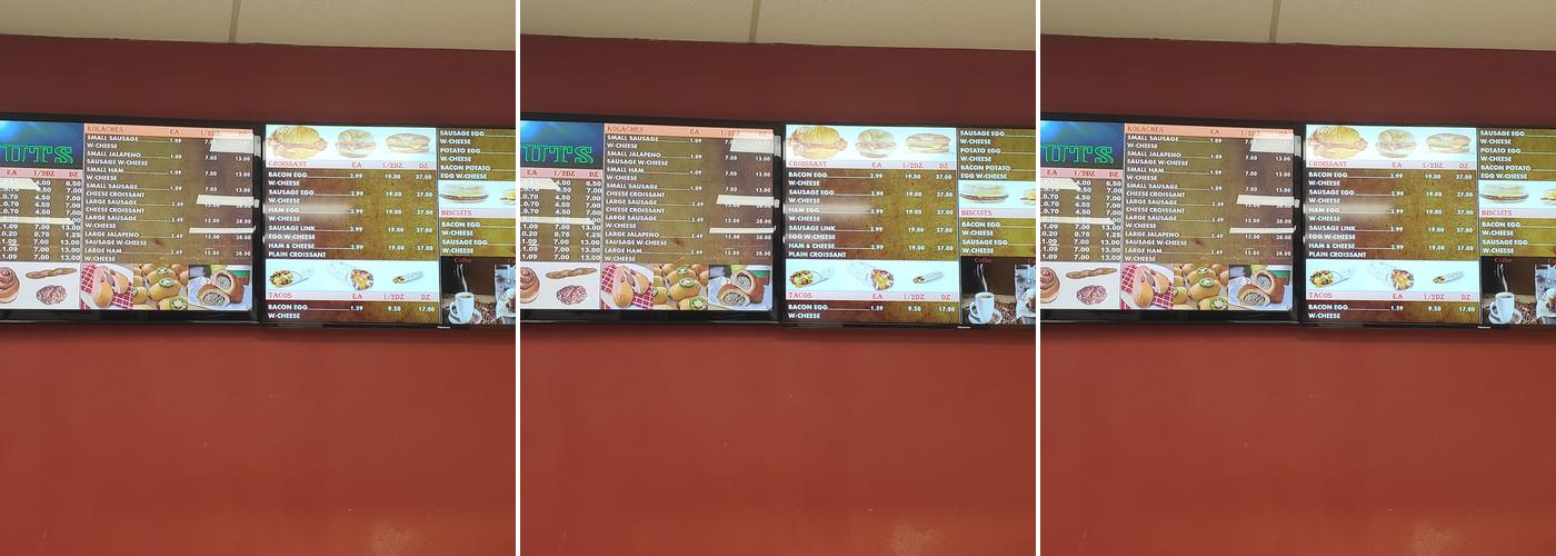 Donald's Donuts Menu