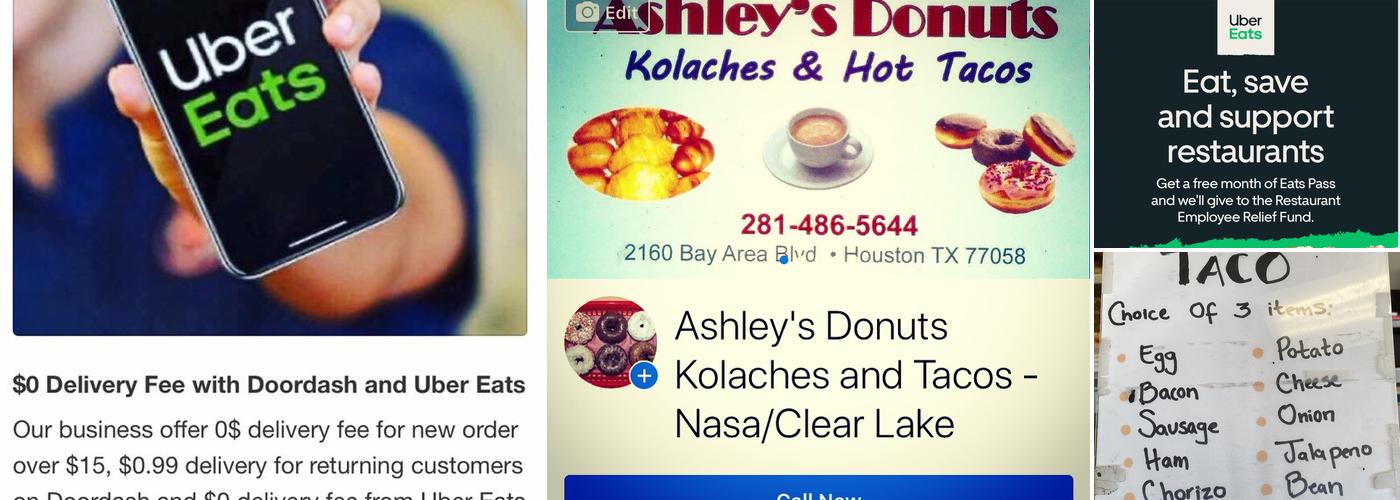 Ashley's Donuts Houston Menu
