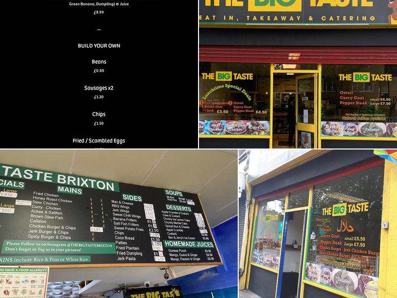 The Big Taste Brixton Menu