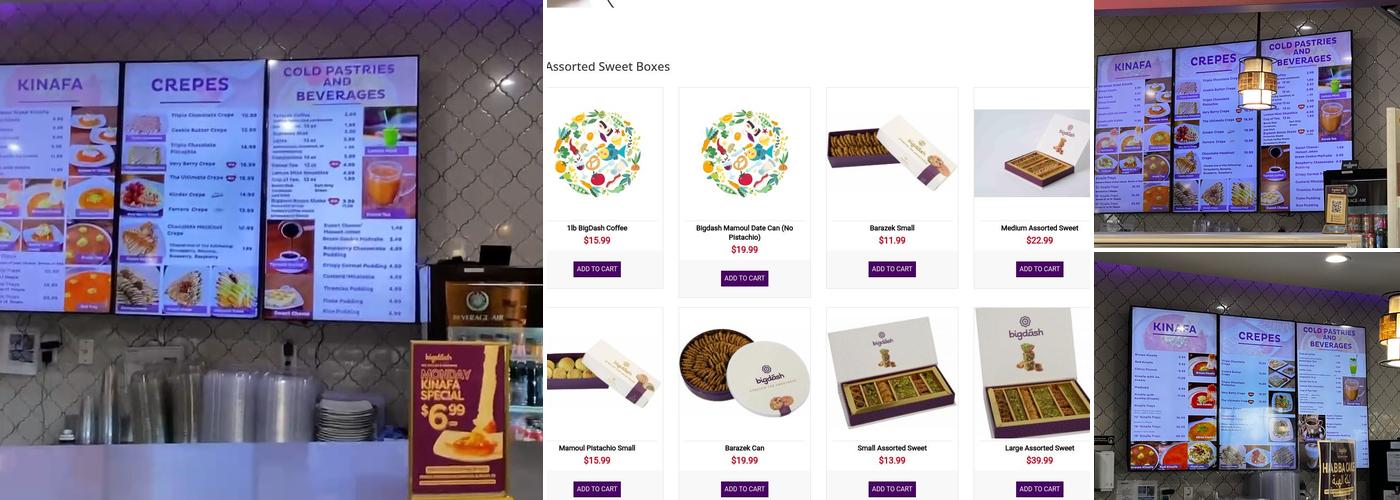 Bigdash Ice Cream Pastries Menu