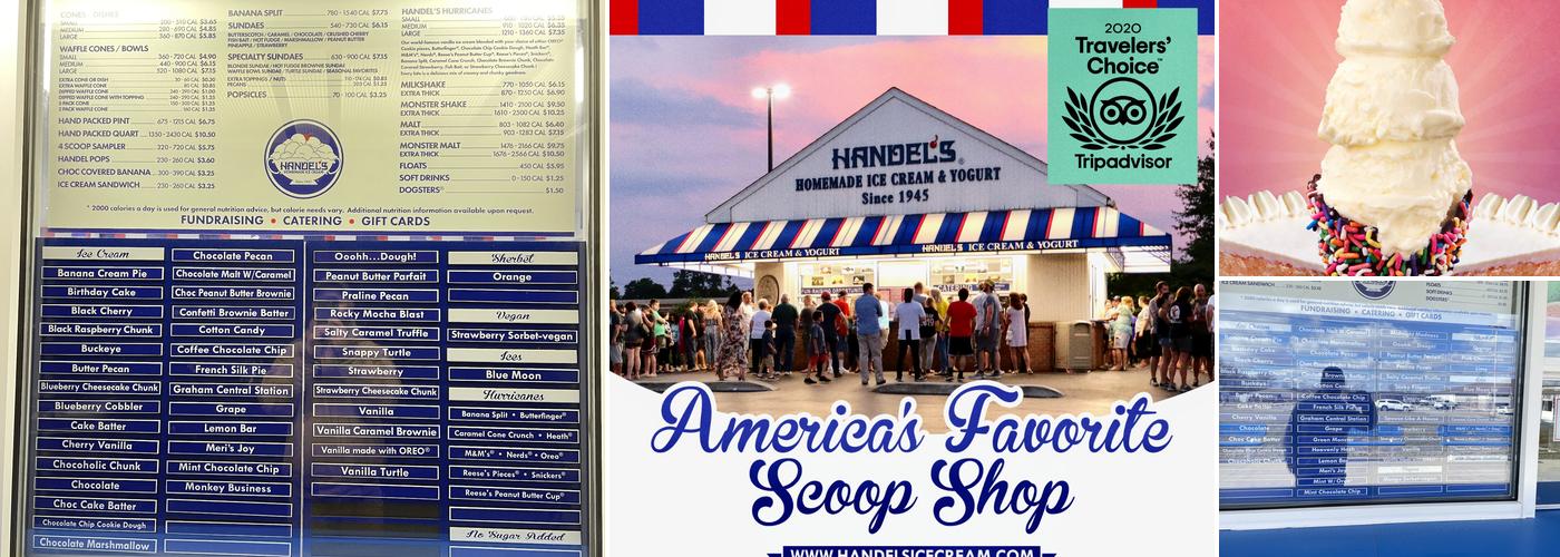 Handel's Ice Cream Poland Ohio Menu