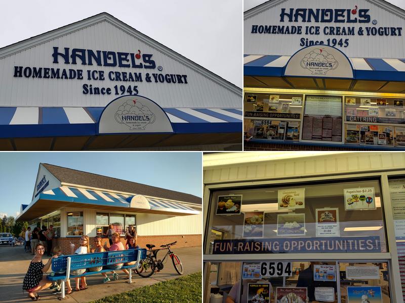 Handel's Ice Cream Poland Ohio 6594 Clingan Rd, Youngstown