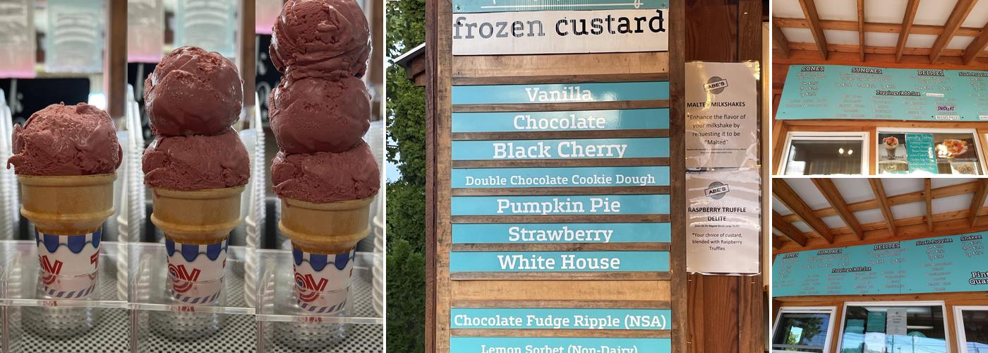 Abe's Old Fashioned Frozen Custard Menu