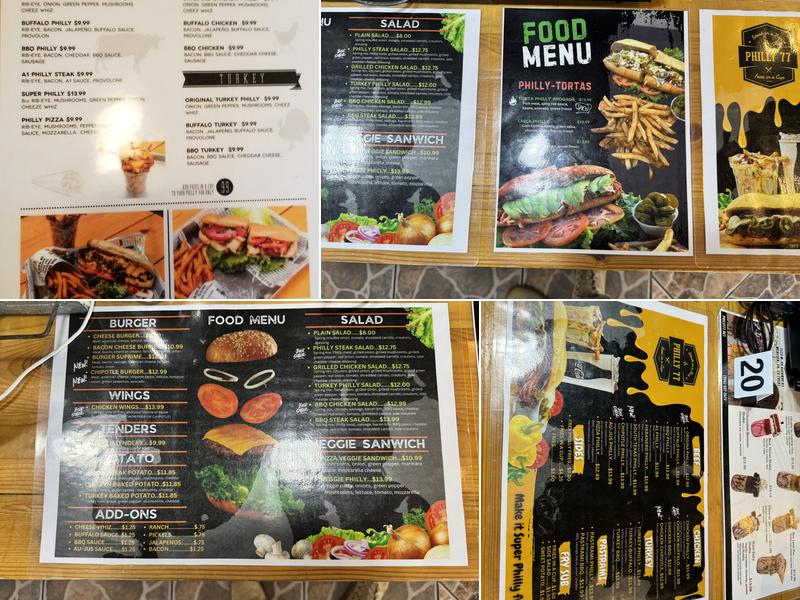 PHILLY 77 Menu