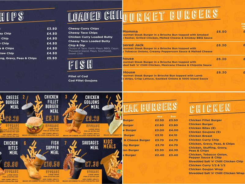 Classic Takeaway Menu