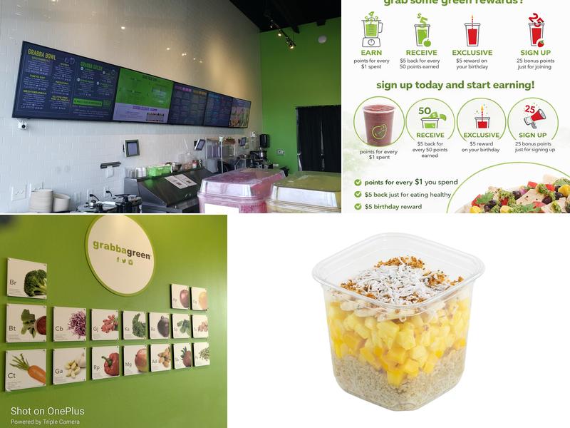 GrabbaGreen Menu