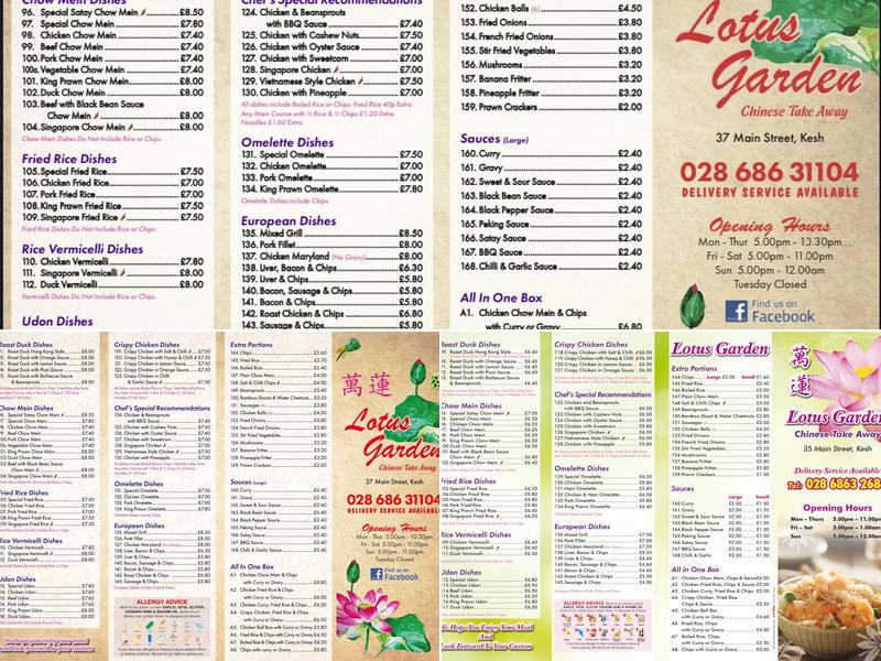 Lotus Garden Menu