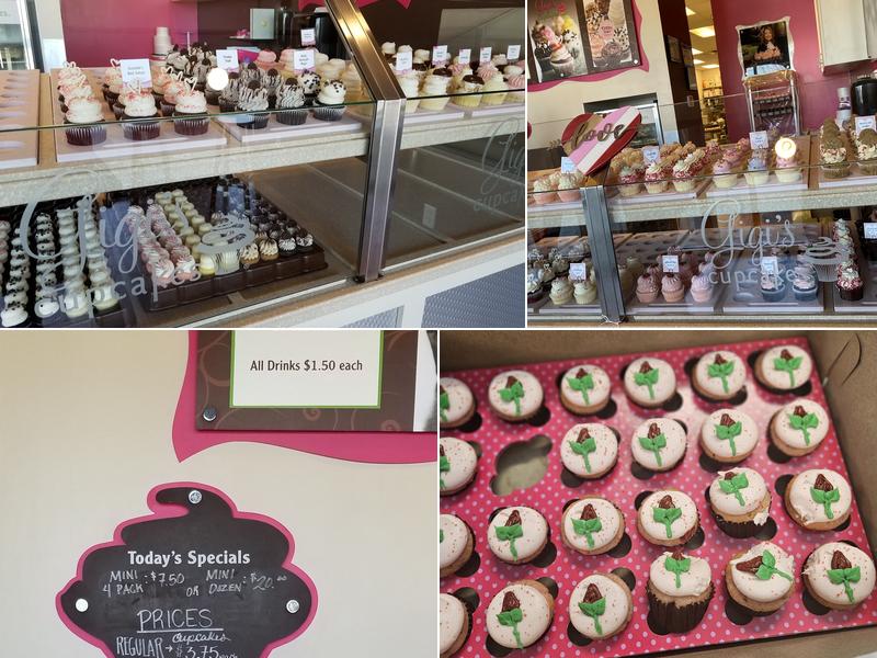 Gigi's Cupcakes Menu