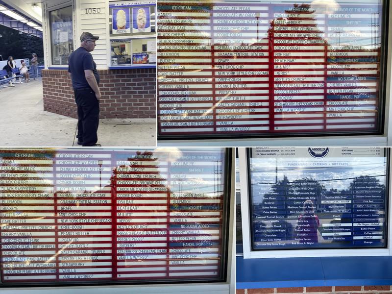 Handel's Homemade Ice Cream Menu