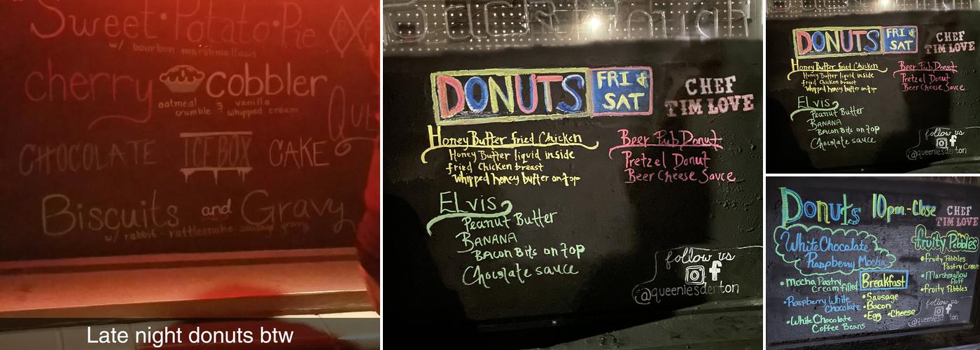 Back Dough Menu