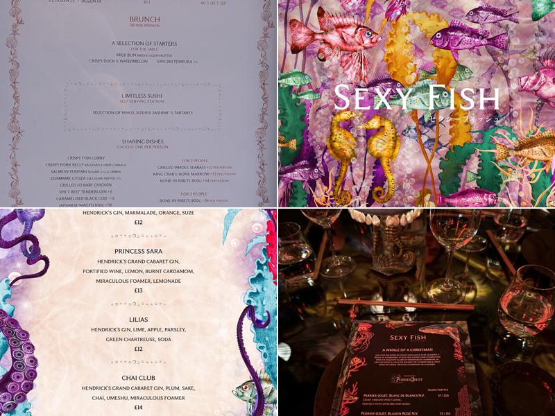 Sexy Fish Menu