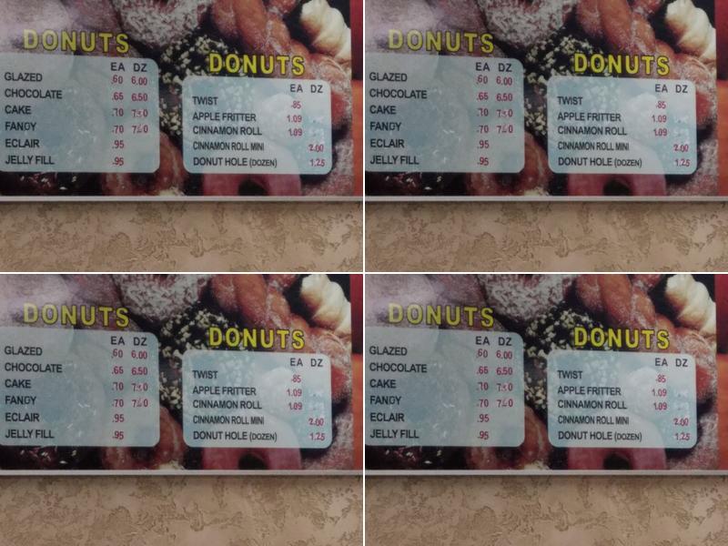 Delightful Donuts Menu