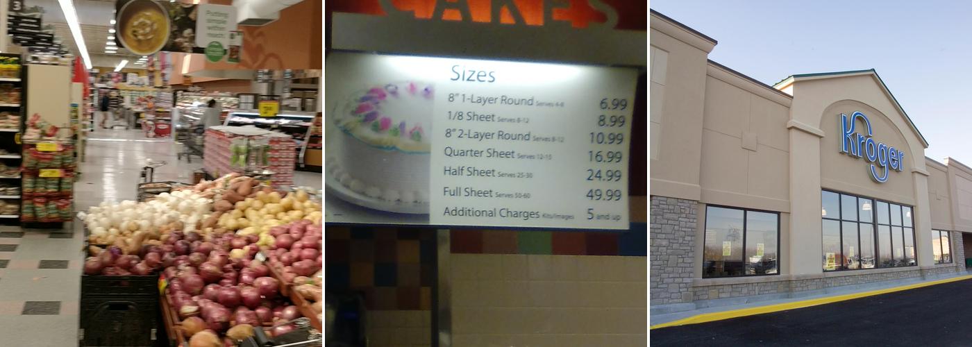 Kroger Bakery Menu