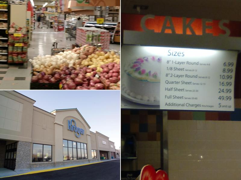 Kroger Bakery Menu